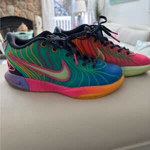 Nike Kids Colorful Striped Sneakers
